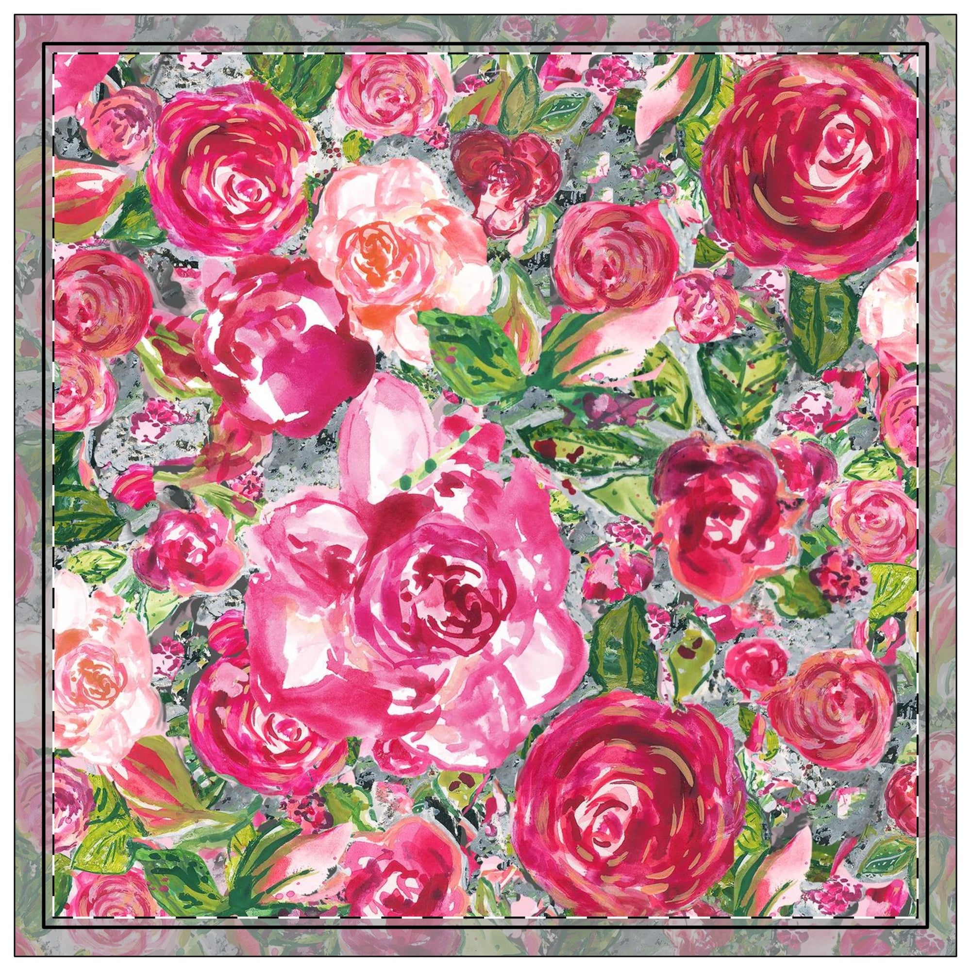 Victorian Roses Cloth Napkin Set Napkins, 4-set. | Napkin Set of Four | Roses Romantic Napkin Set