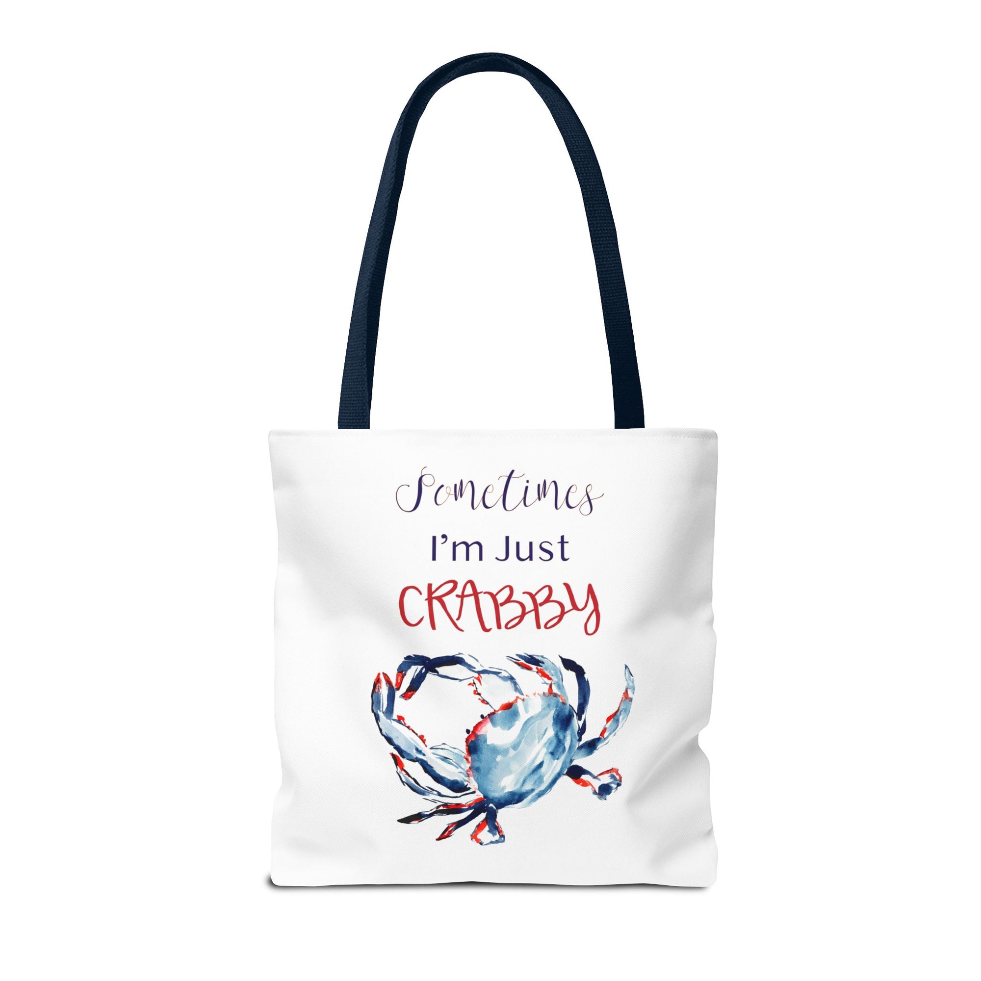 Patriotic Crab Tote Bag | Ocean Travel Bag | Funny Tote Bag