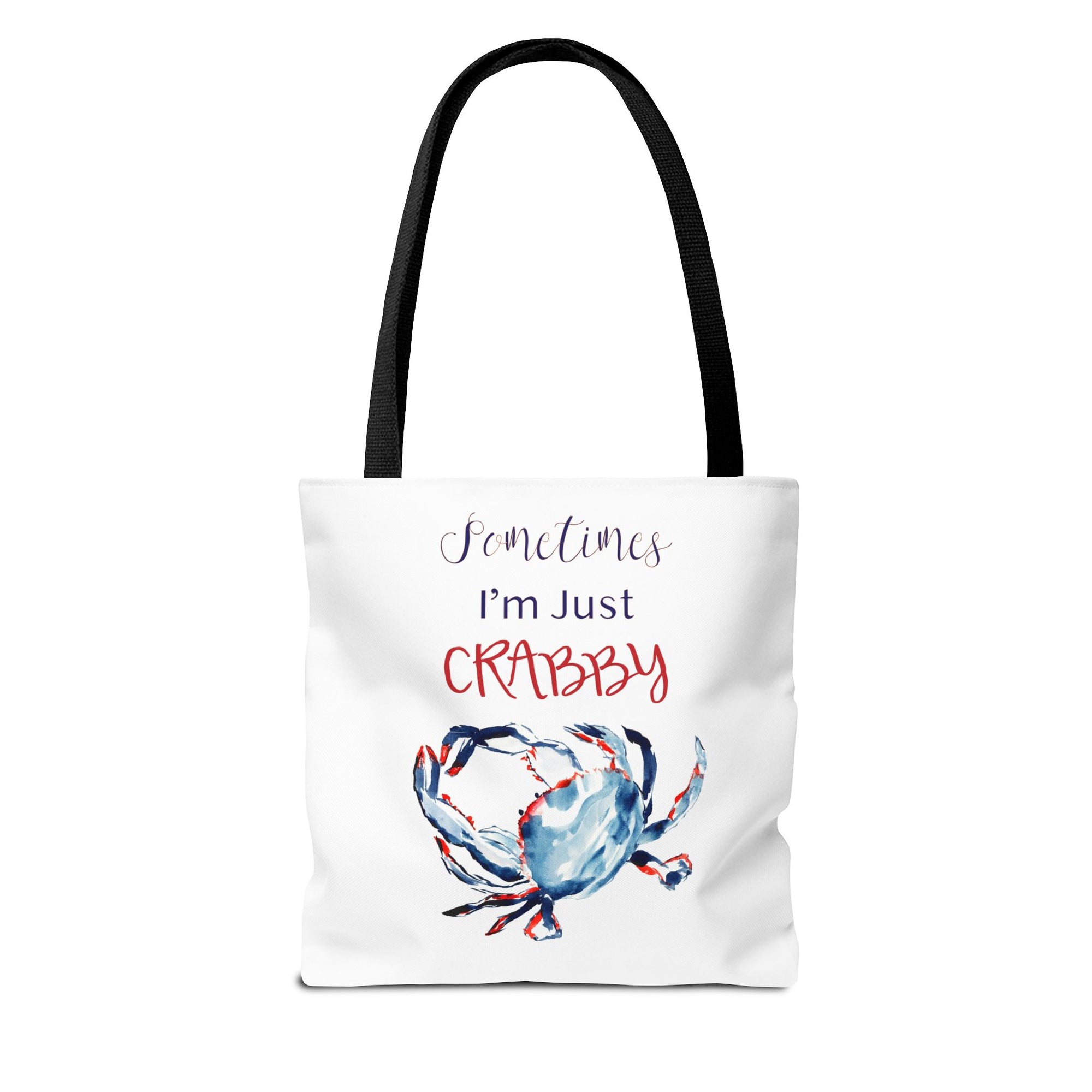 Patriotic Crab Tote Bag | Ocean Travel Bag | Funny Tote Bag