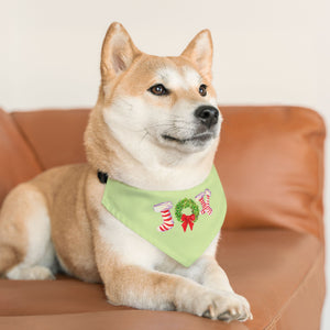 Festive Holiday Pet Bandana, Christmas Dog Accessory, Cute Pet Collar Scarf, Cheerful Pet Gift, Seasonal Dog Apparel