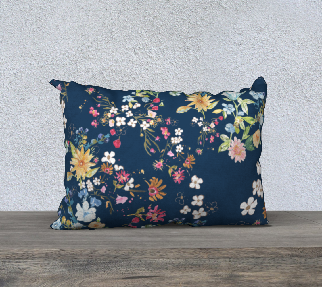 NEW BLUE 14" X 20" PILLOW CASE