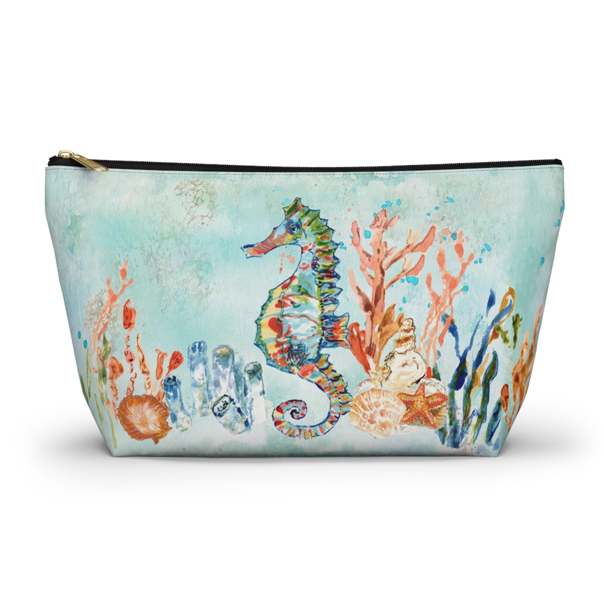 Seahorse Accessory Pouch w T-bottom