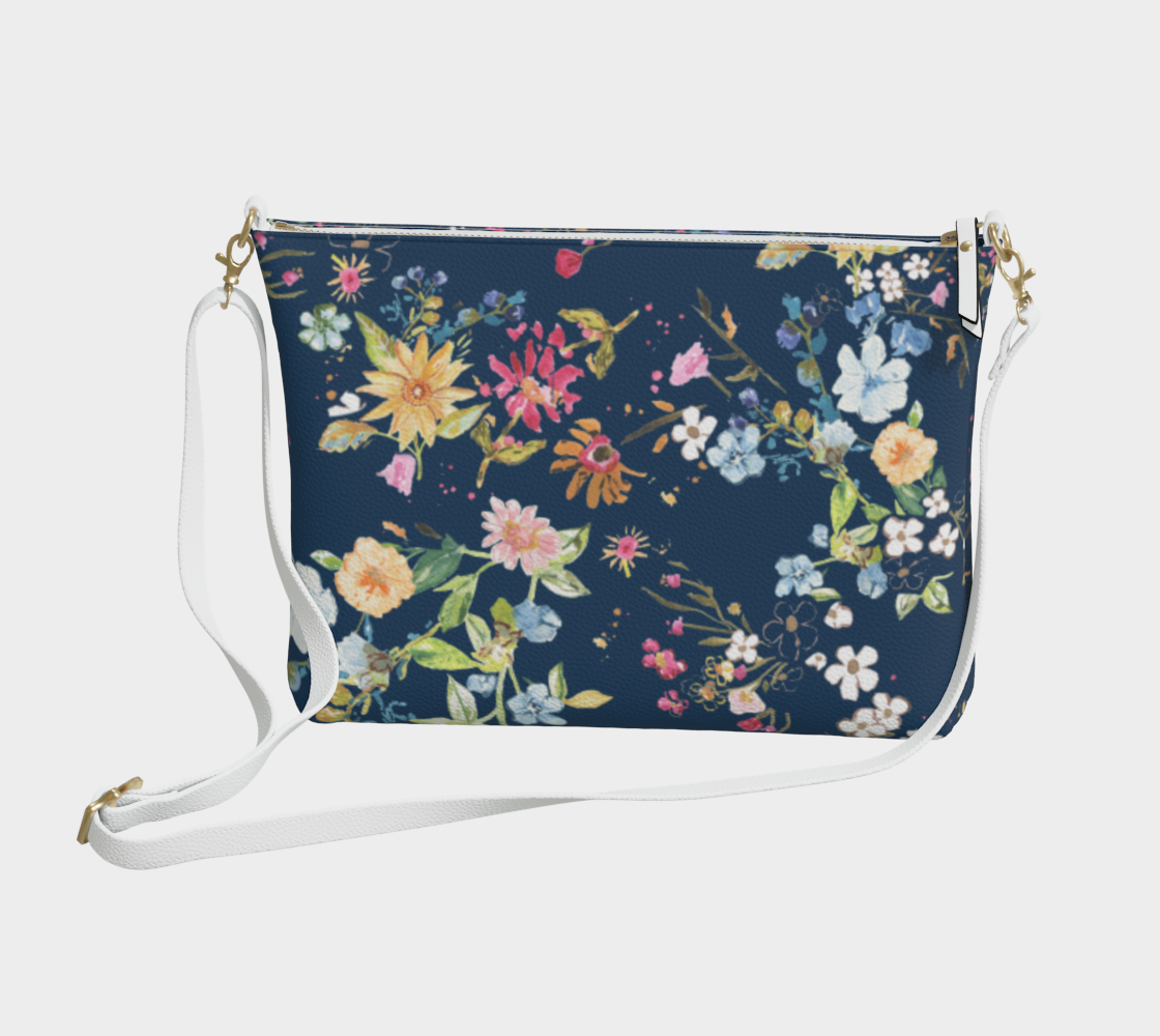 Blue Moon Crossbody Faux Leather