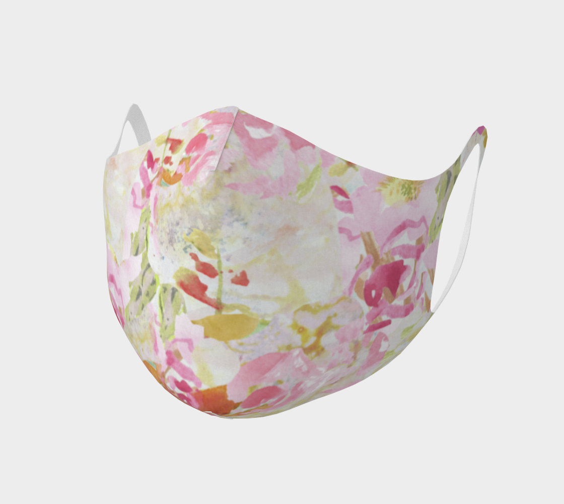 Mom's Pink Floral Pastel Face Covering - Dreams After All