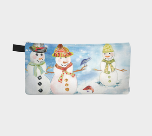Snowman Family Pencil Bag