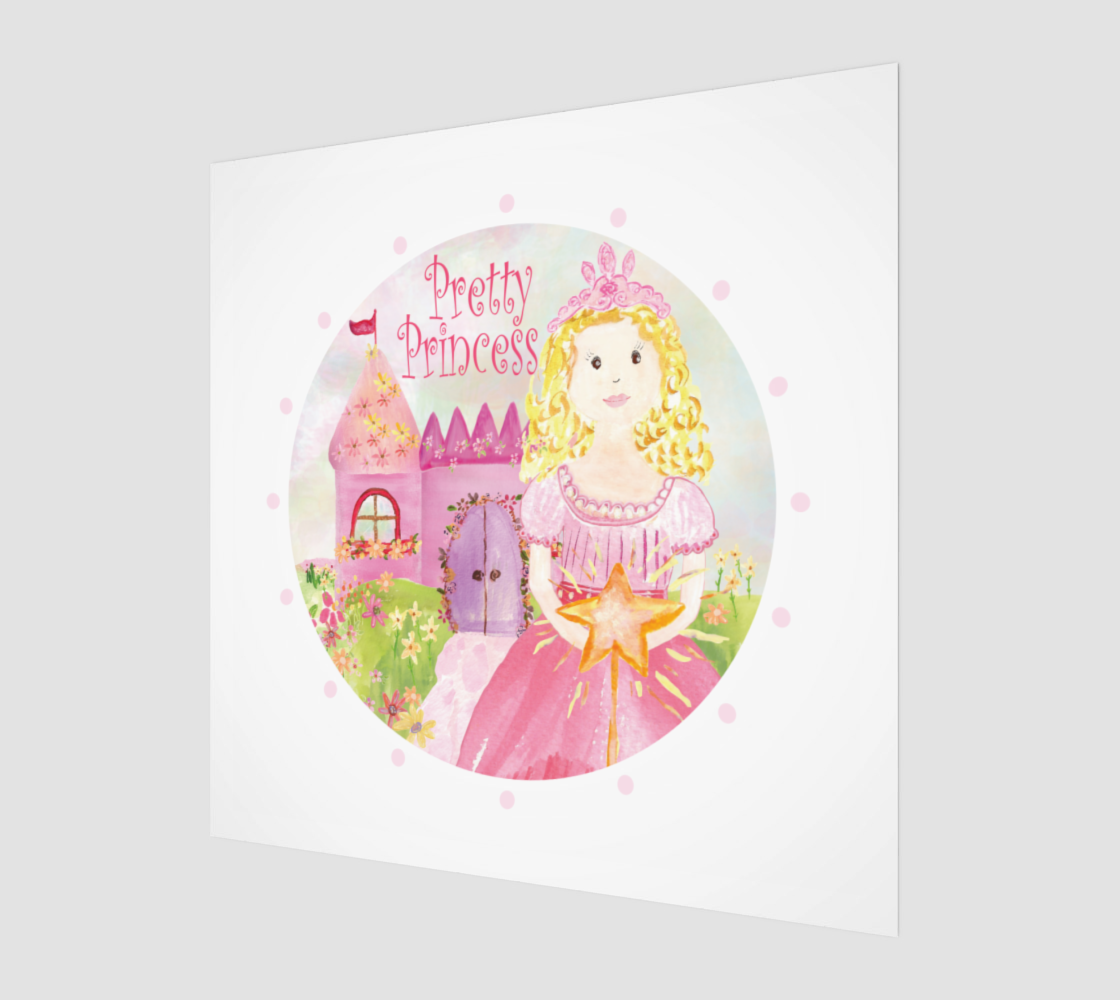 Pretty Princess Square Fine Art or Digital Print