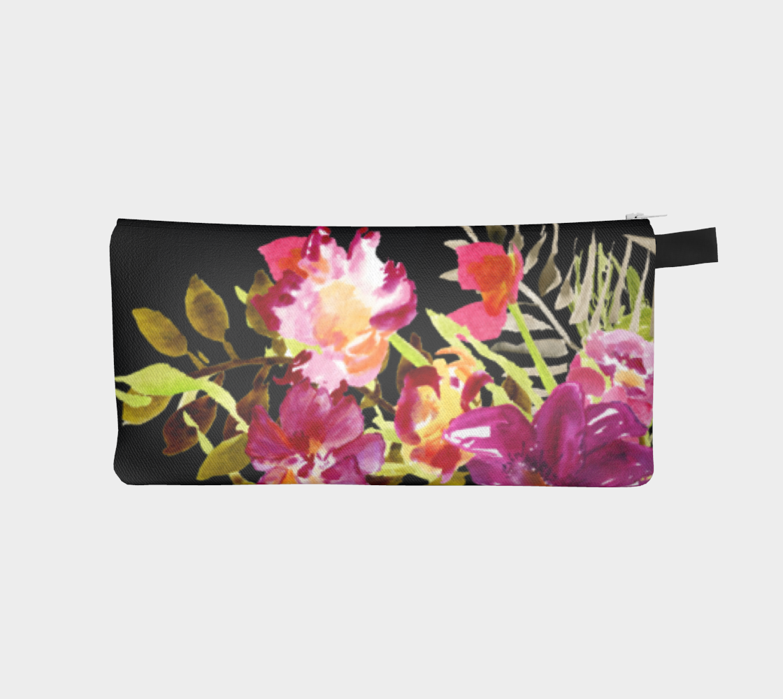 Renée Black Pencil Bag