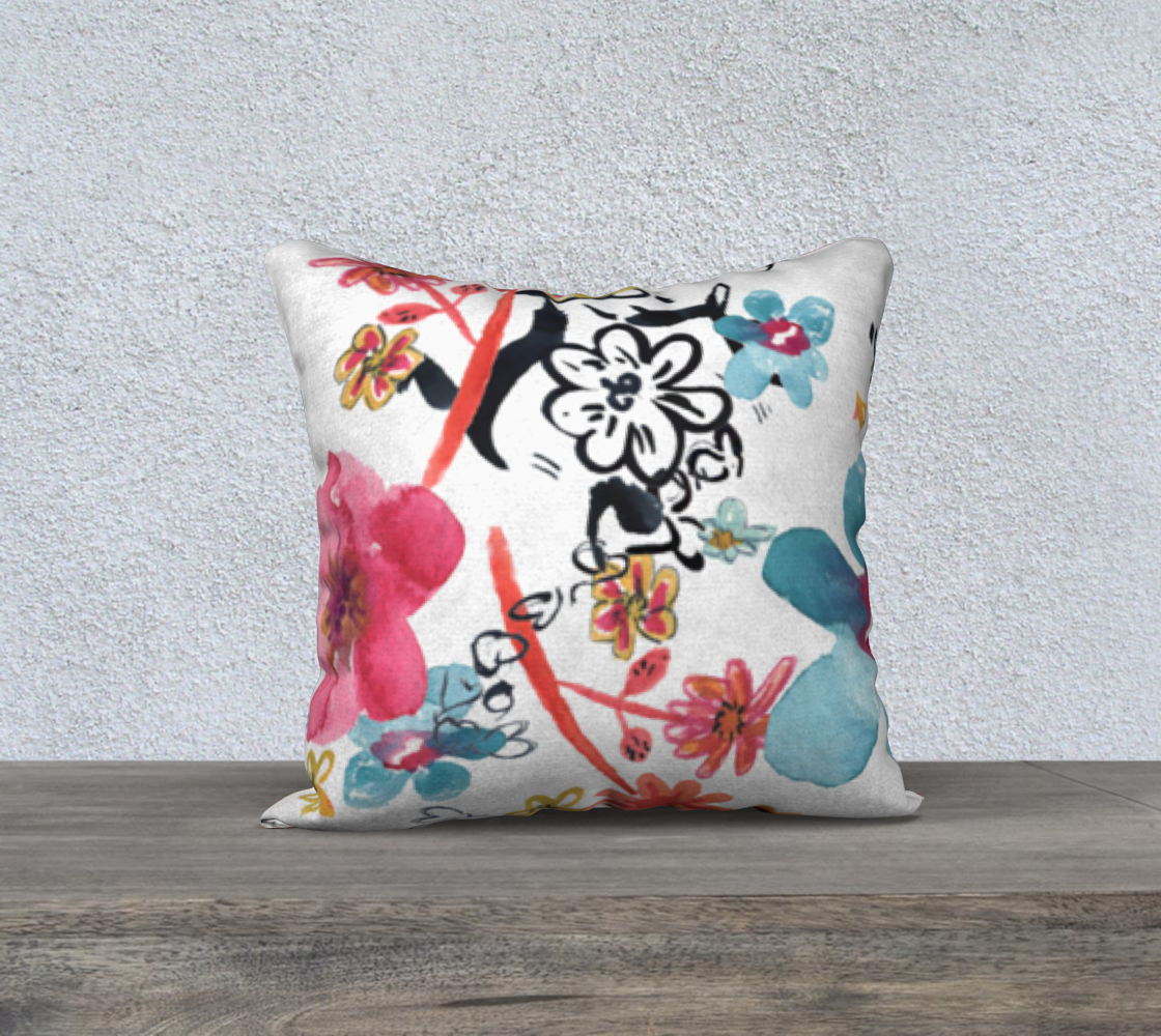 She Ro 18" X 18" Pillow Cover