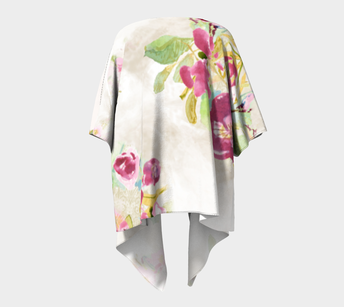 Oh Carolina Draped Kimono in a Silky Knit Fabric