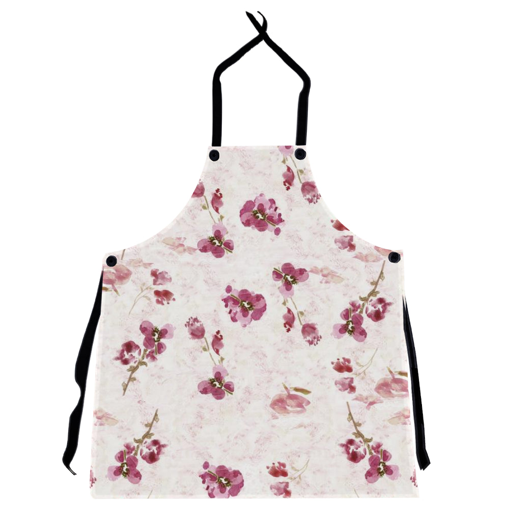 Spring Plum Floral Apron - Dreams After All