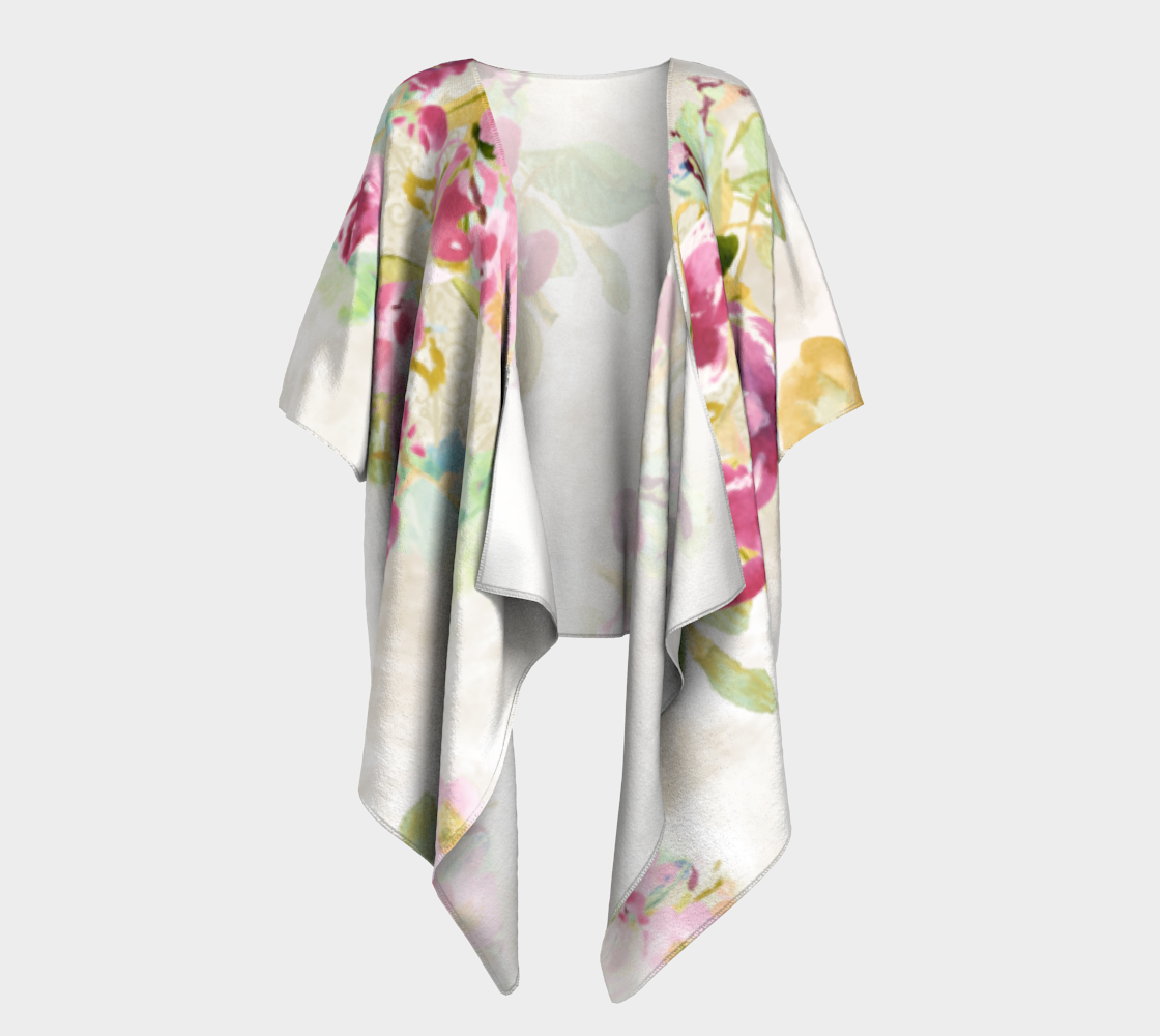 Oh Carolina Draped Kimono in a Silky Knit Fabric