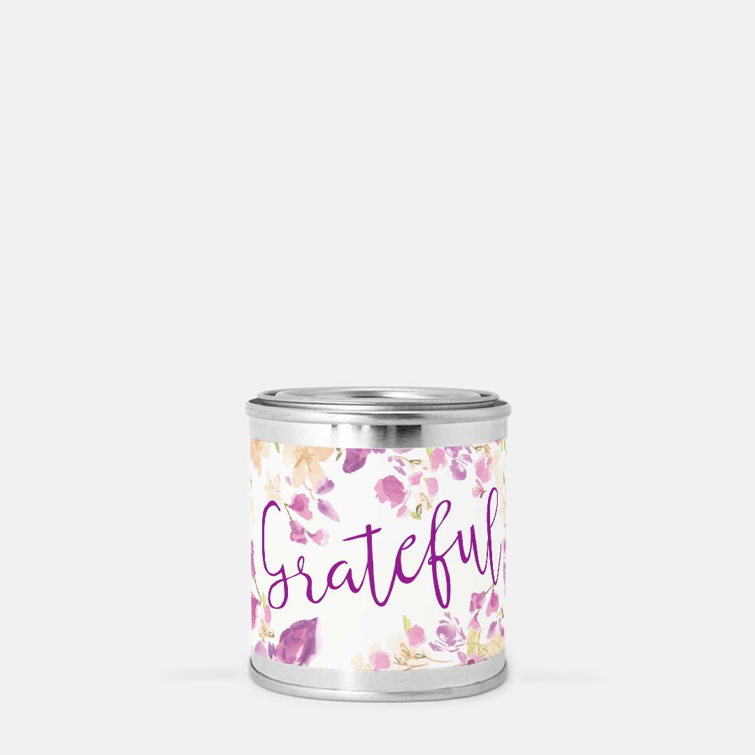 Grateful Pumpkins Candle Paint Can 8oz Autumn Collection