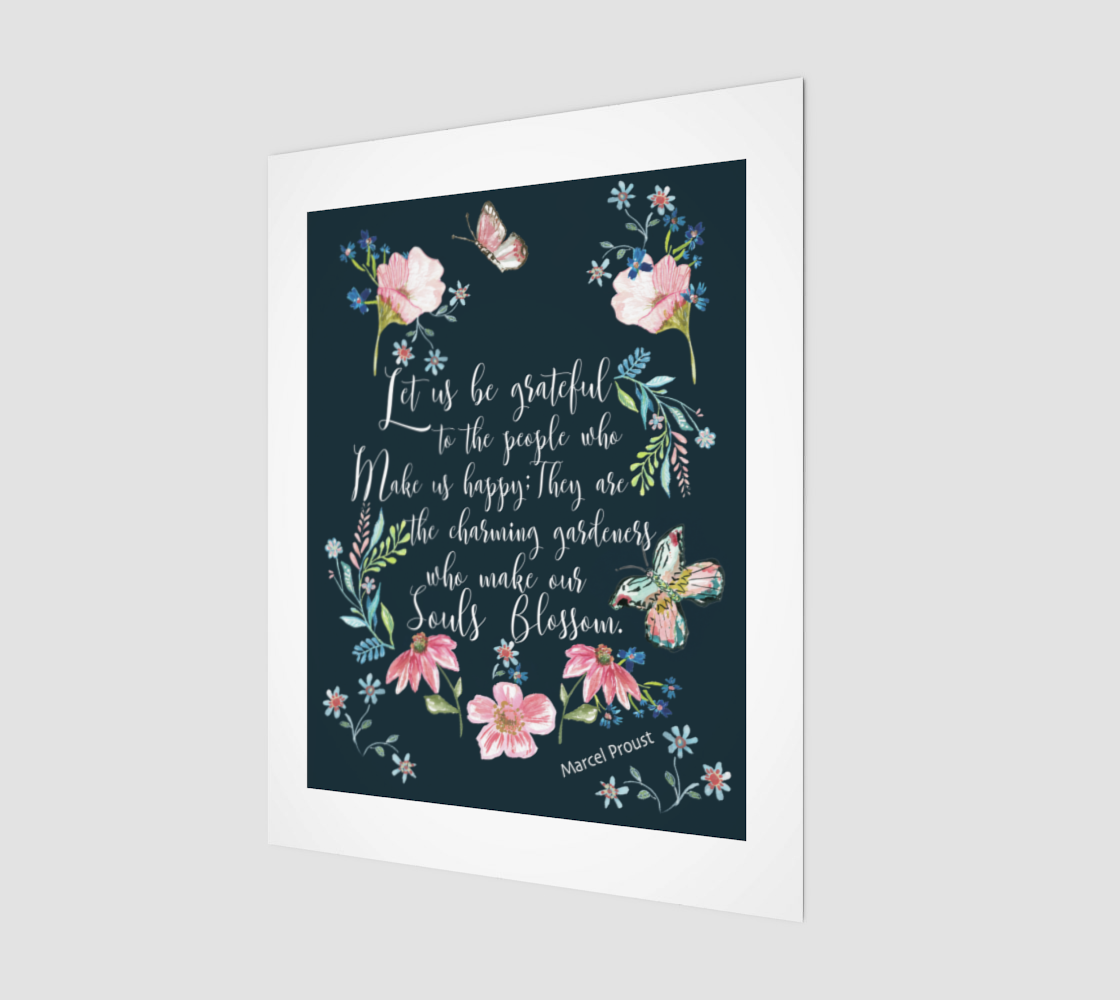 Marcel Proust Charming Gardeners Fine Art and Digital Art Prints 11 x 14