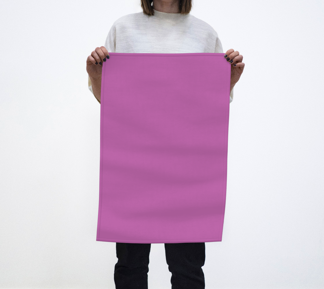 Medium Purple Tea Towel