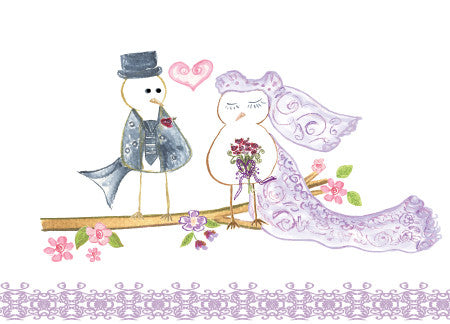 Wedding Love Birds Greeting Card - Dreams After All