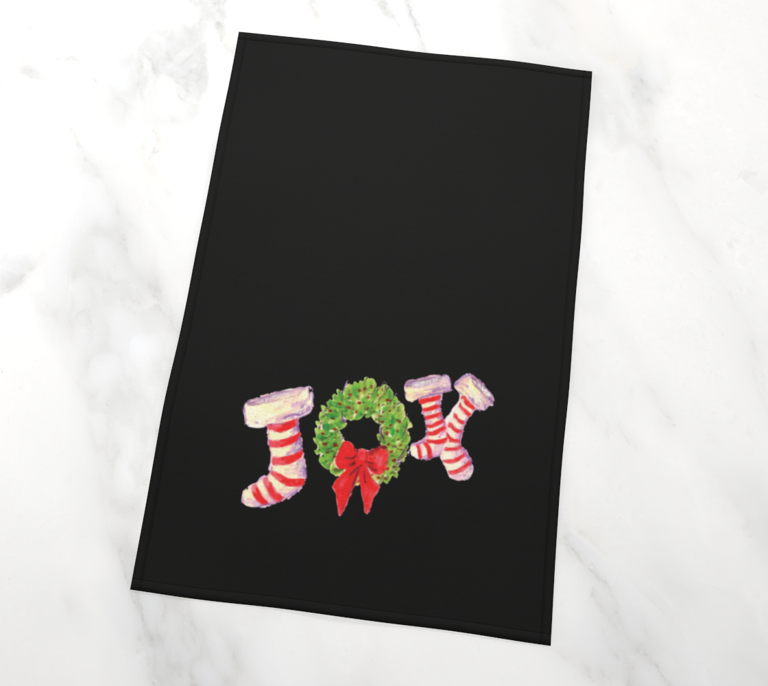 Joy Stockings Tea Towel