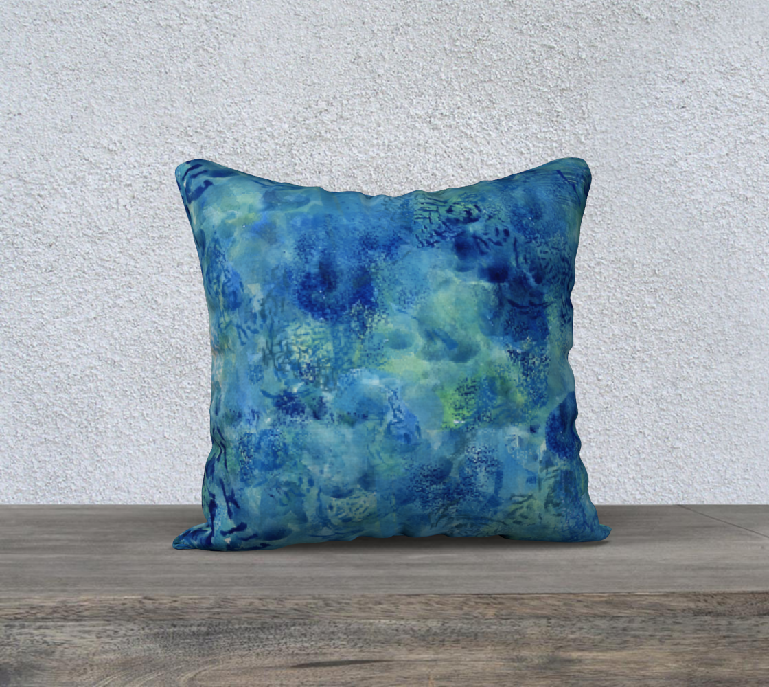 Michael's Blue 18" X 18" Pillow Cover