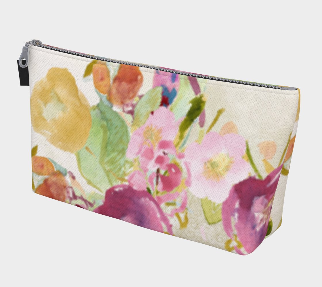 Cosmetic Bag With Zipper Pull Oh Carolina