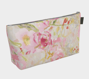 Cosmetic Bag With Zipper Pull Mom’s Pastel