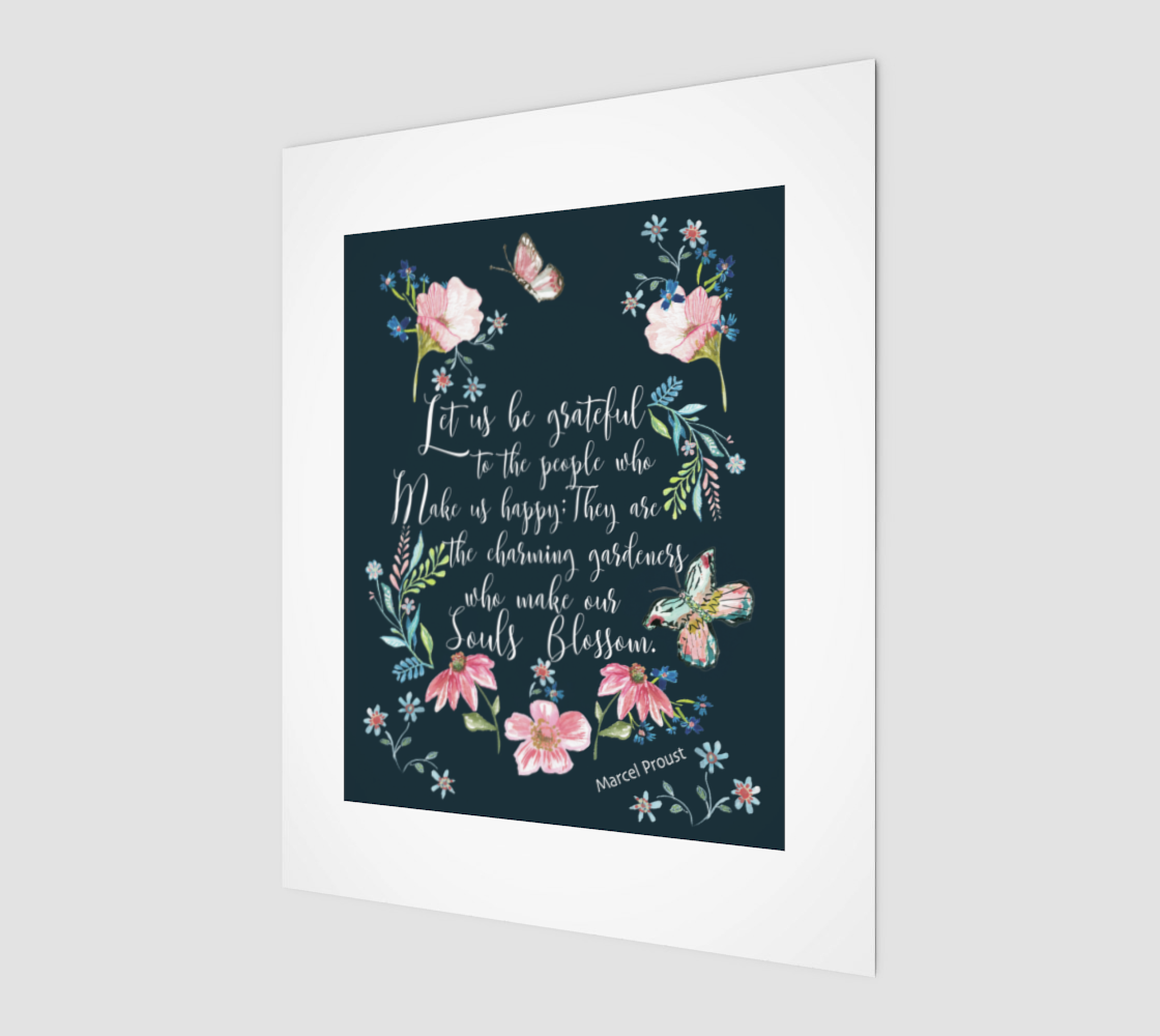 Marcel Proust Charming Gardeners 8 x 10 Fine Art and Digital Art Prints