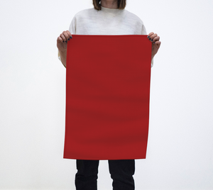 Dark Red Tea Towel