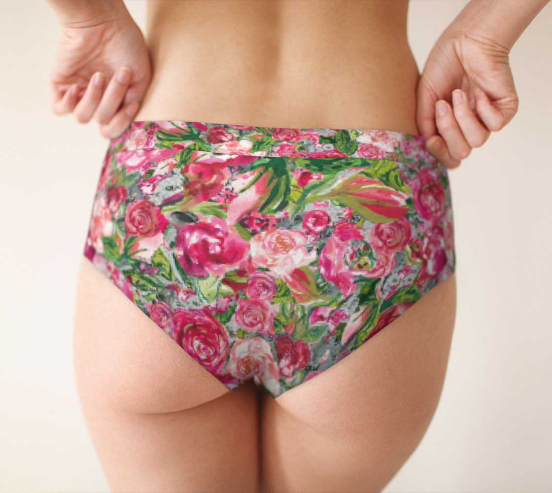 Love and Roses Cheeky Briefs
