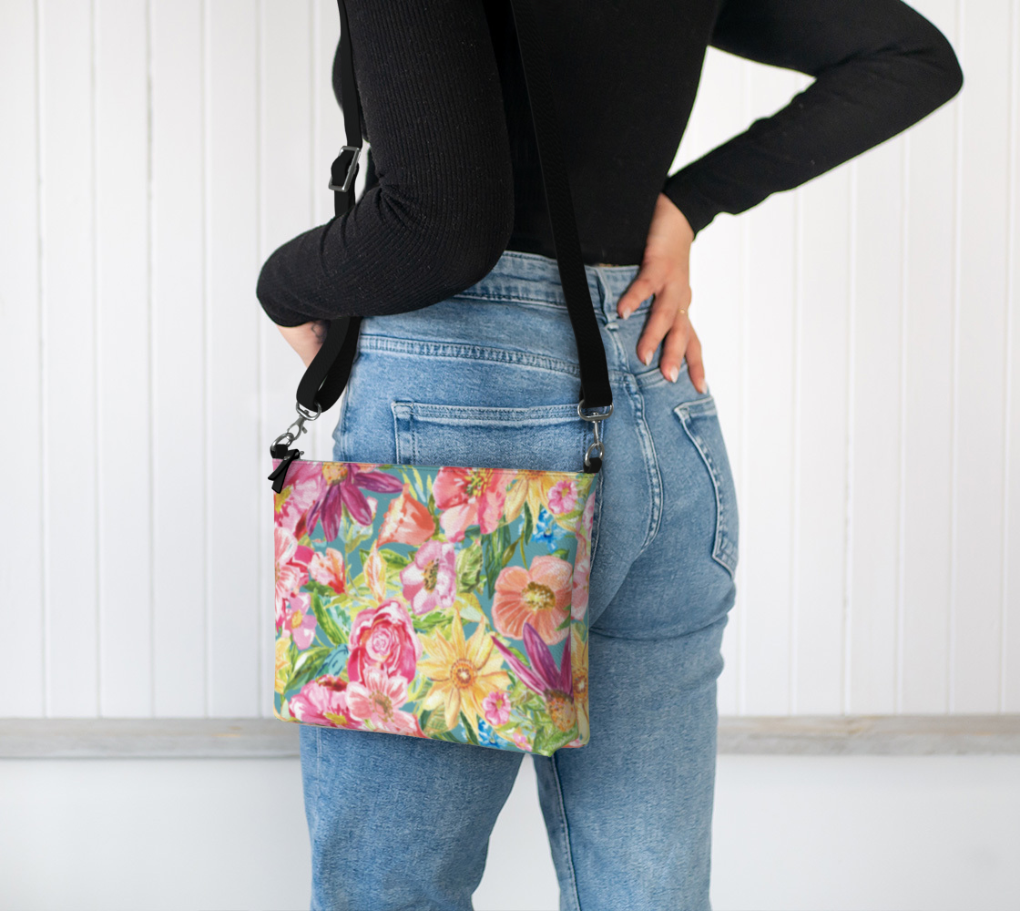 Crossbody - Oscar Floral White