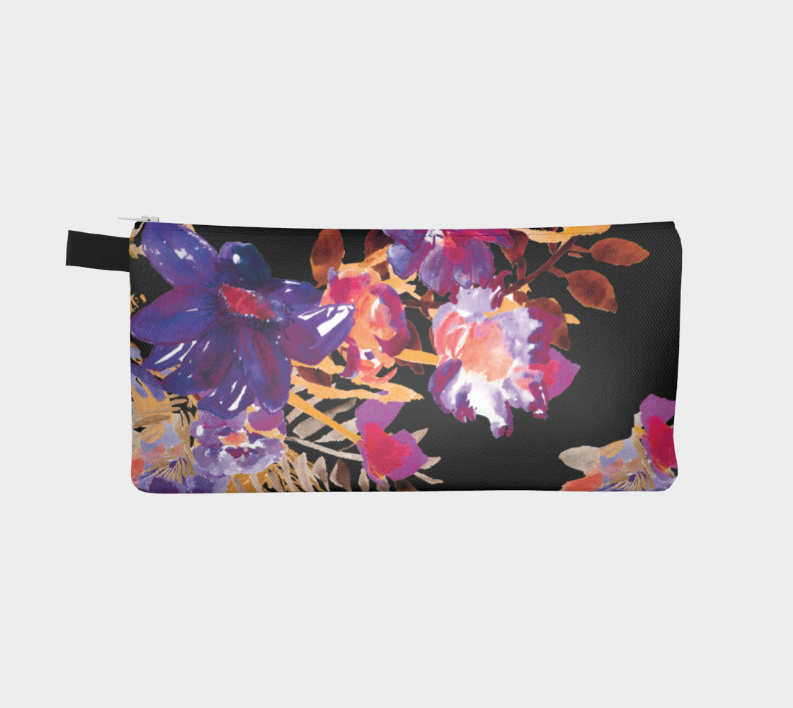 Renée Purple Orange Pencil Bag