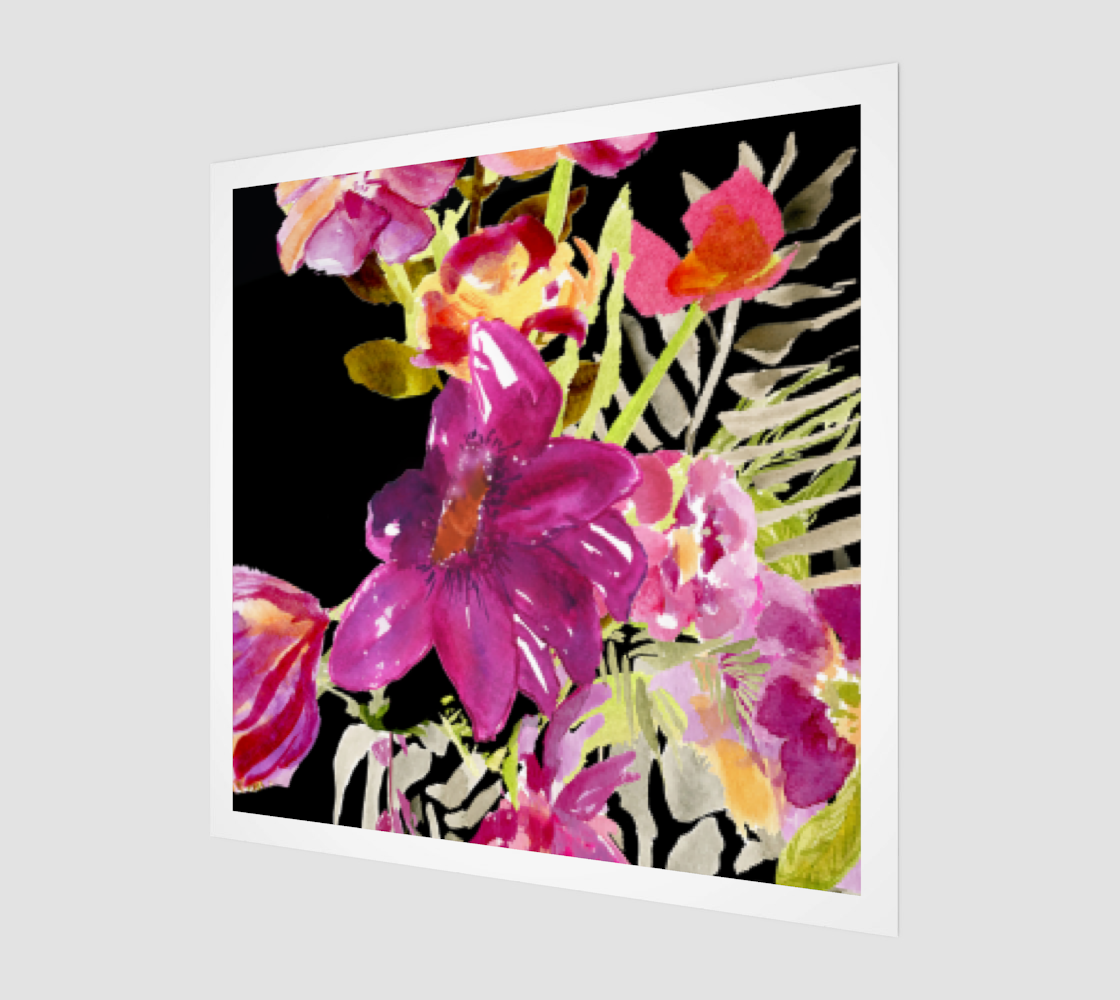 Renée Black Square Art Print Issue No. 1