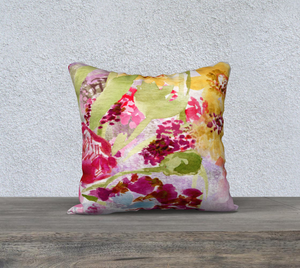 Spring Floral 18” X 18” / Pillow Cover