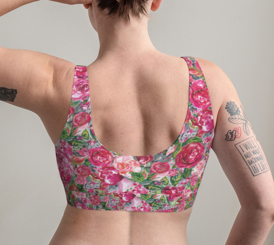 Love and Roses Scoop Bralette