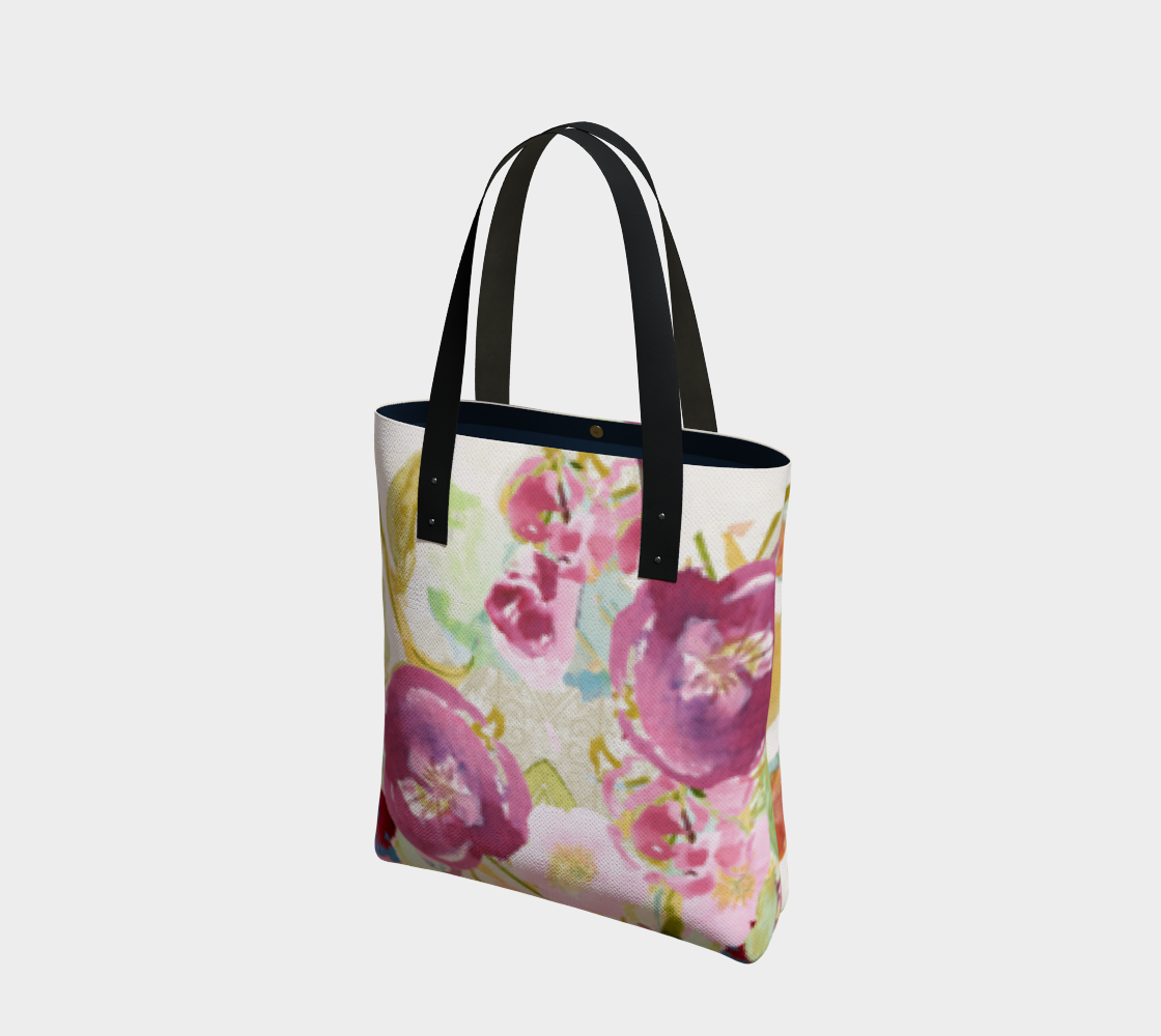 Tote Bag Oh Carolina Vegan Leather Strap
