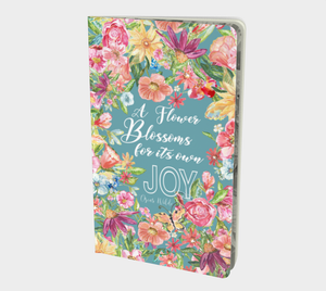 A Flower Blossoms Oscar Wilde Notebook