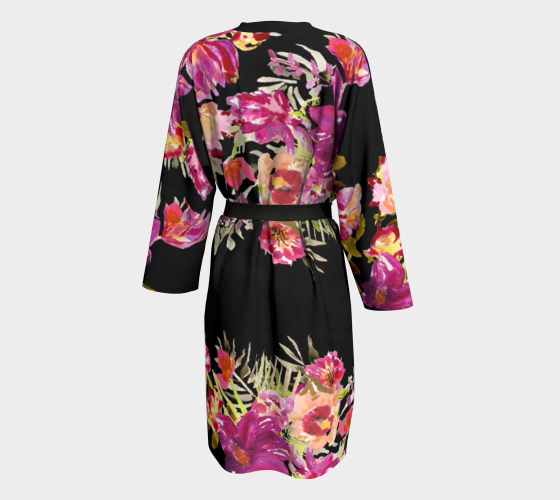 Renée Black Peignoir