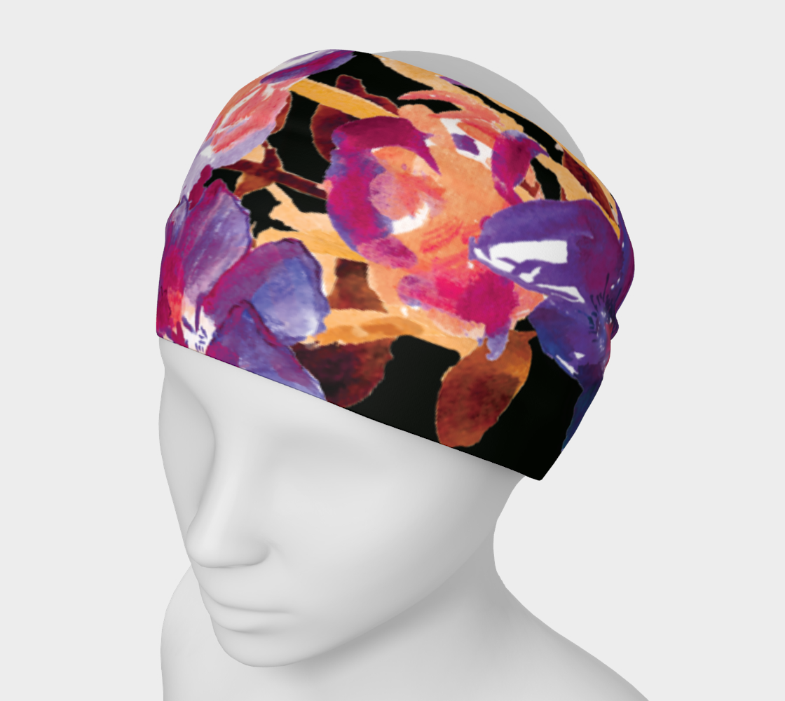 Renée Purple Orange Headband