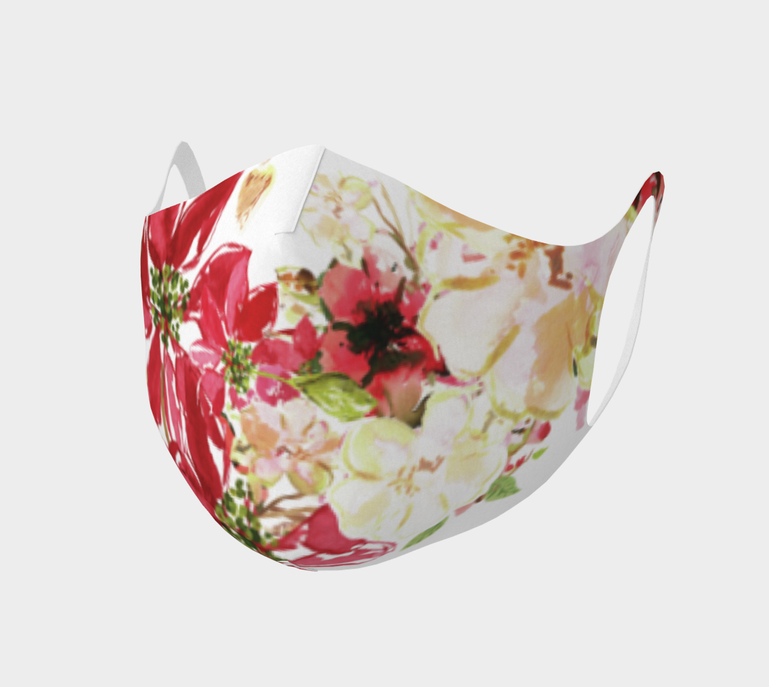 Poinsettia Face Covering - Dreams After All