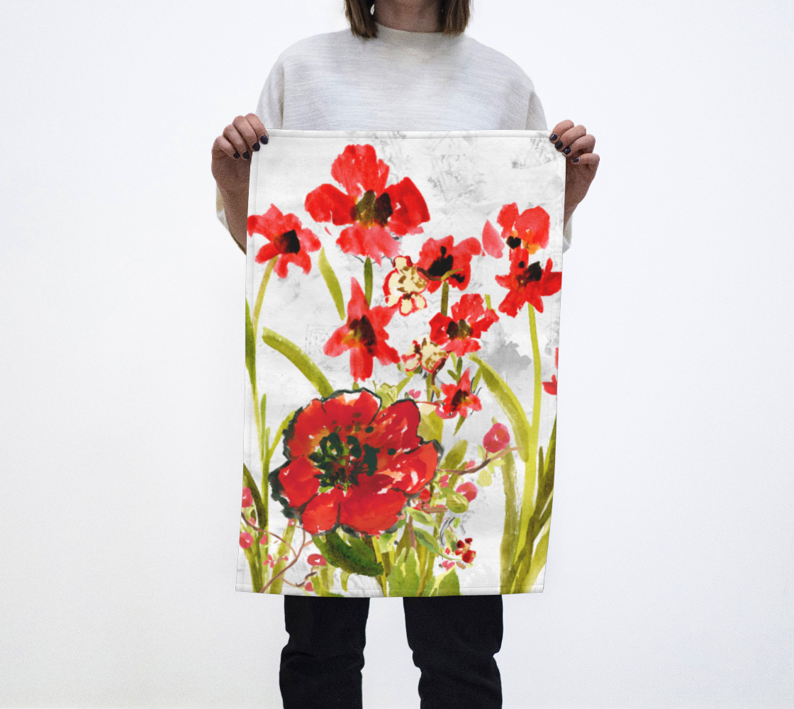 Ruby Callista Tea Towel