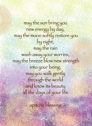 Apache Blessing Inspirational Card - Dreams After All