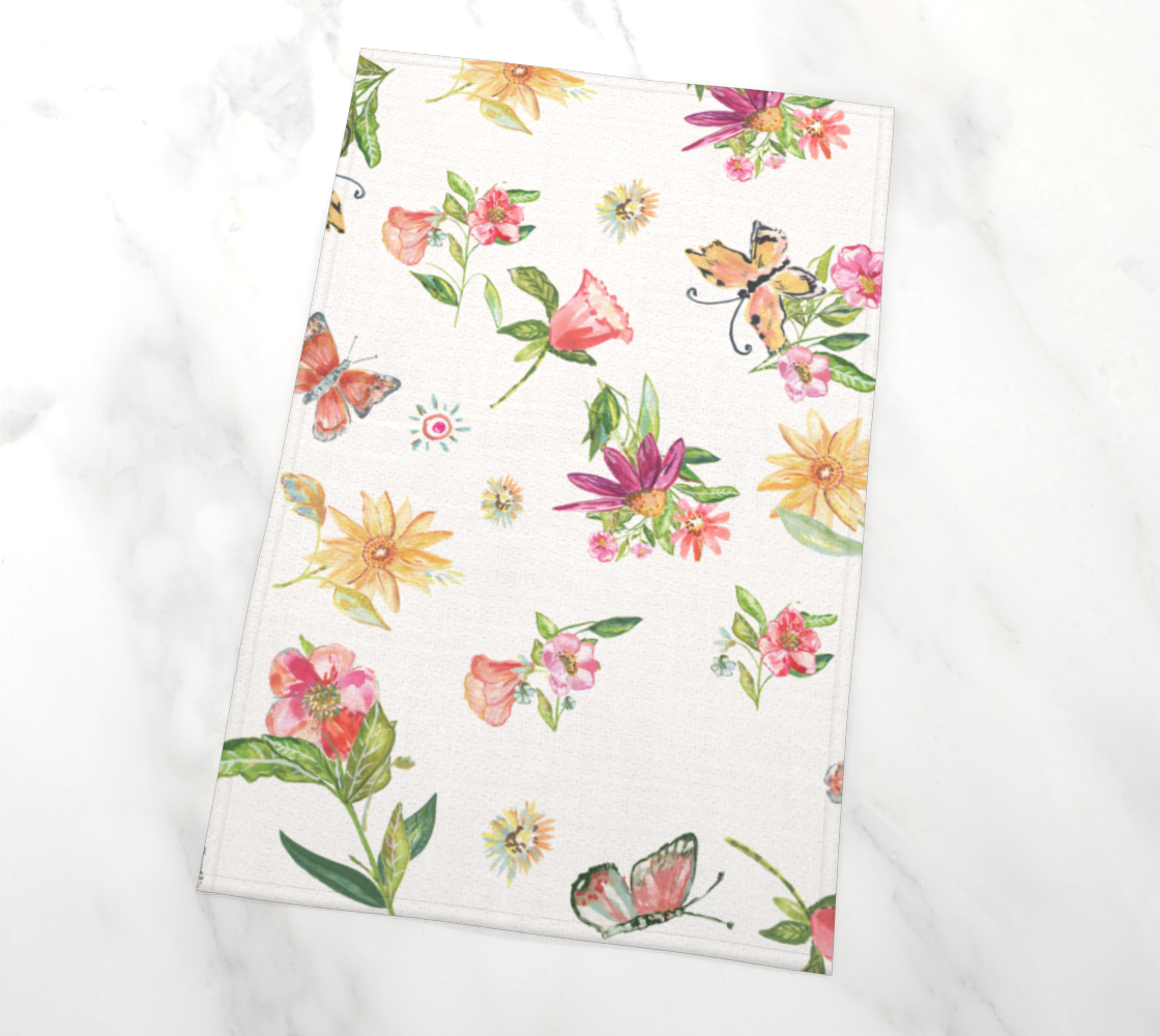 Fresh Daisy Tea Towel