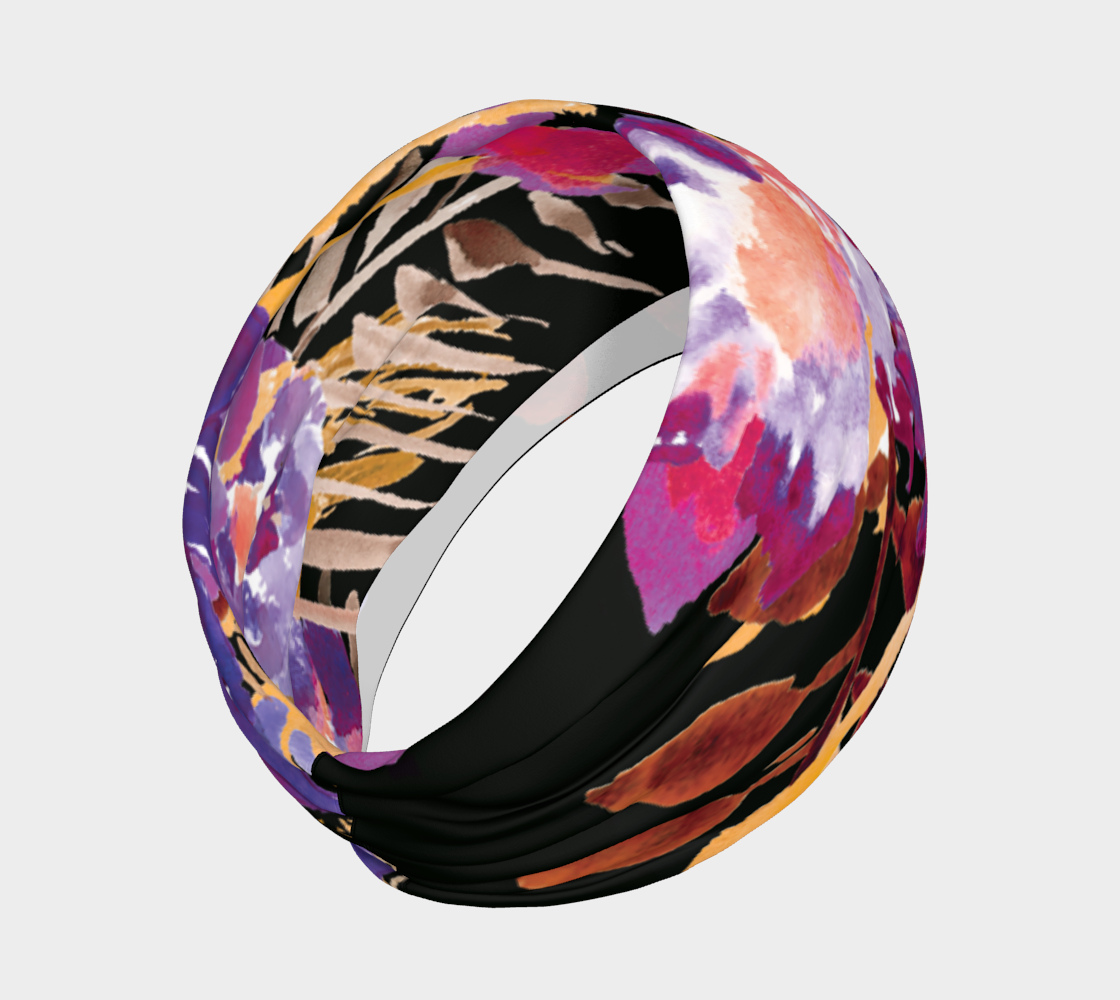 Renée Purple Orange Headband