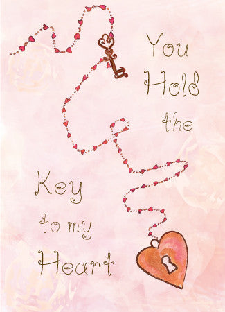 Key to My Heart Valentine's Day Card - Dreams After All