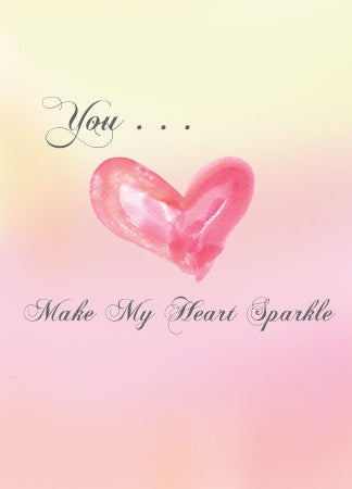 You Make My Heart Sparkle Valentine's Day Card - Dreams After All