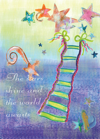 Graduation Stairs Greeting Card - Dreams After All