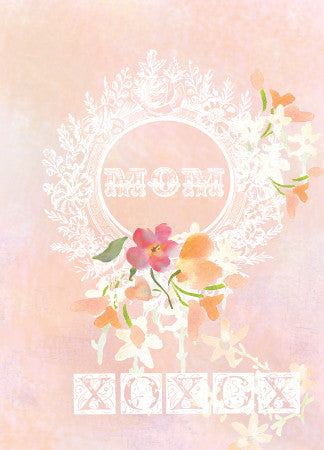 Mother's Day Greeting Card - XOXOX Mom - Dreams After All