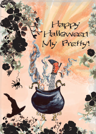 1, 3, 6, 12 OR 20 CARDS - Happy Halloween My Pretty Greeting Card - Dreams After All