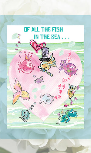 Fish In the Sea - Anniversary Love Wedding Card