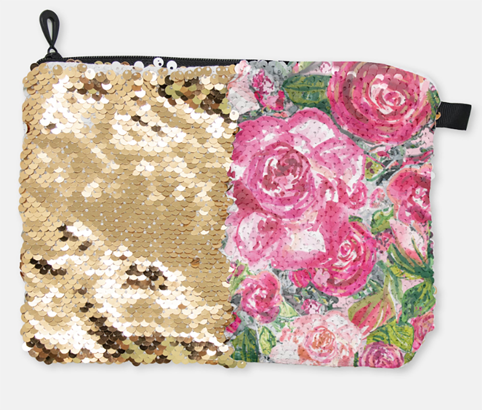 COSMETIC BAG - ROSE'S COTTAGE / GOLD SEQUINS - Dreams After All