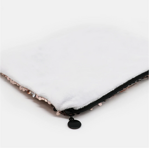 COSMETIC BAG - ROSE'S COTTAGE / SILVER SEQUINS - Dreams After All