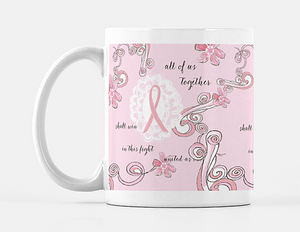 Breast Cancer Support Ceramic Mug - Dreams After All