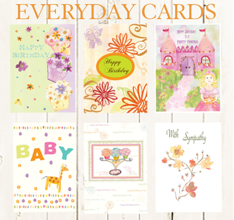 Everyday Package of Six Greeting Cards - Dreams After All